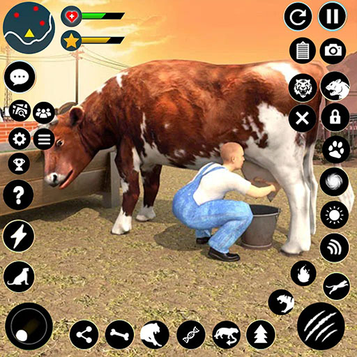 Village Animal Farm Simulator  Icon