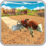 Bull Farming Village Farm 3D