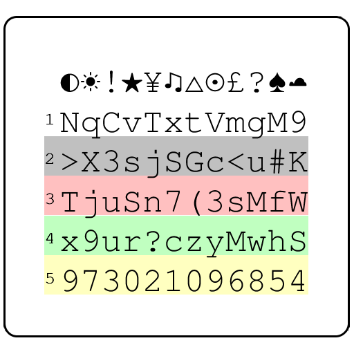 PasswordCard  Icon