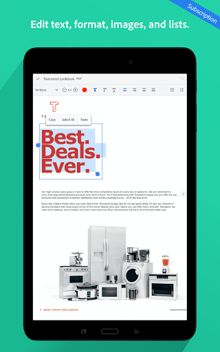 Adobe Acrobat Reader Pdf Viewer Editor Creator Google Play のアプリ