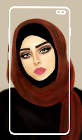 screenshot of Hijab Girl Wallpapers