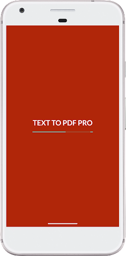 Android application Text to pdf converter pro screenshort