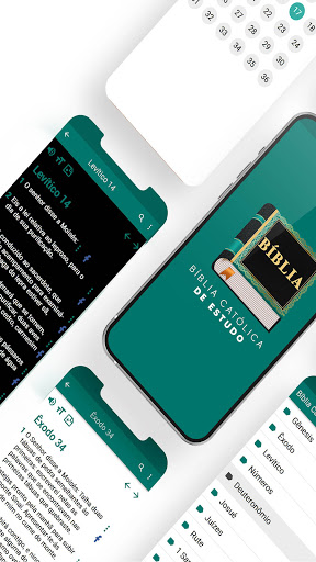 Android application Bíblia Católica de estudo screenshort