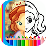 Coloring Princess icon
