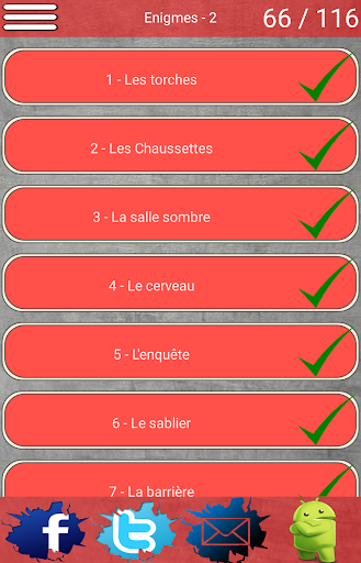 Aperçu de l'application