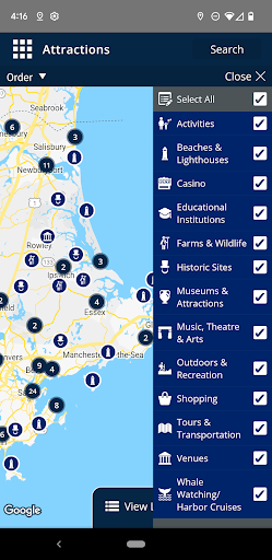 Screenshot of Visit North of Boston!