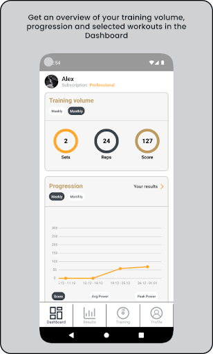Android application Exxentric screenshort