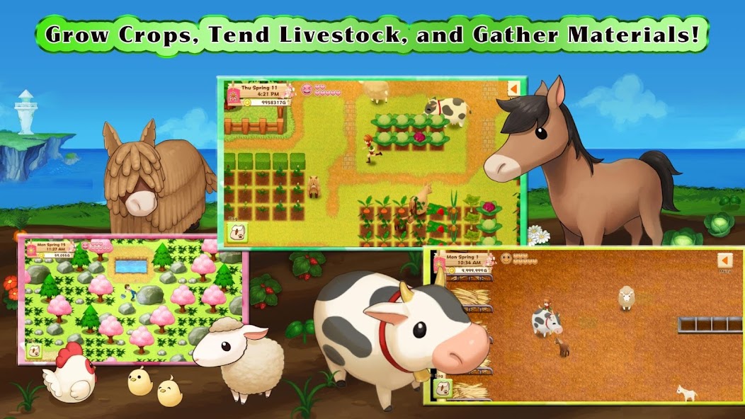 Harvest Moon: Light of Hope 1.0.1 APK + Mod (Unlimited money) para Android