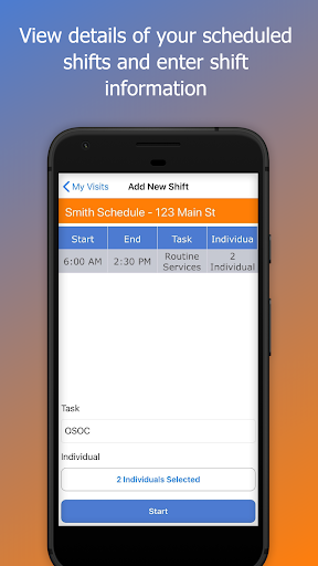 eWebSchedule Screen 2