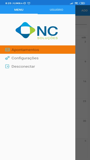Apontamento Horas NetCorp Screen 2