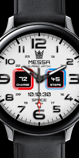 Android application Messa Watch Face BN83 White screenshort