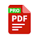 Simple PDF Reader - No Ads Pro Version icon