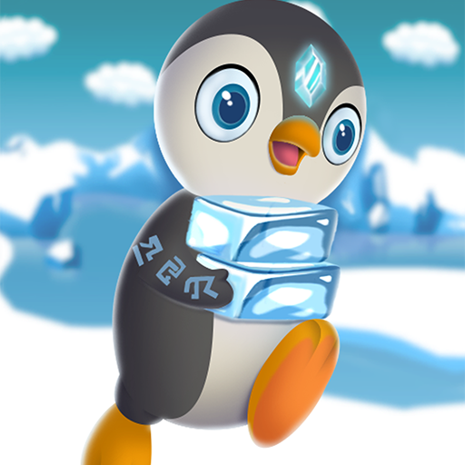 South Pole Race: Ice blocks logo