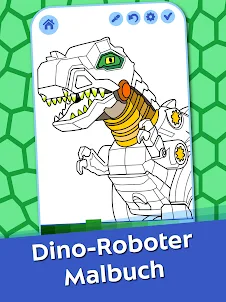 Dino Roboter Färbung