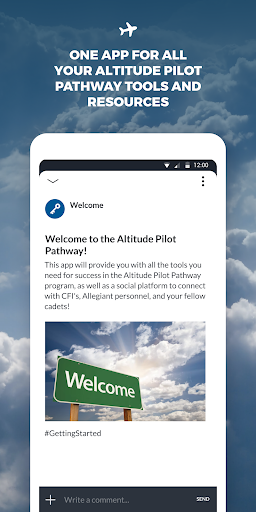 Android application Altitude Pilot Pathway screenshort