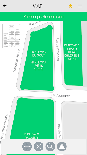 Android application Printemps Haussmann screenshort