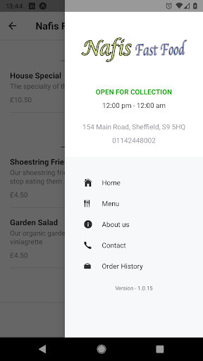 Nafis Fast Food Sheffield Screen 2