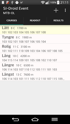 SI-Droid Event Lite Screen 3