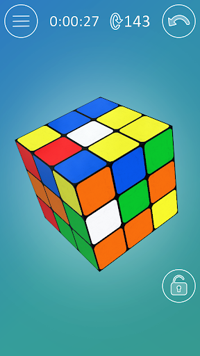 Android application Cube 3D Puzzle screenshort