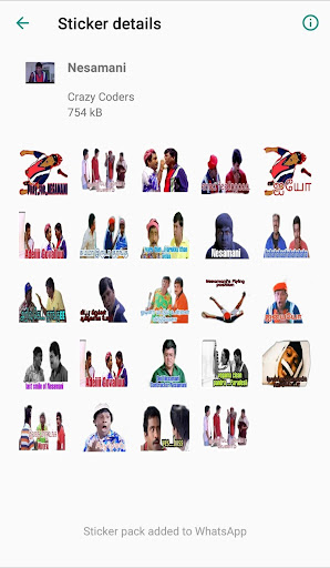 Vadivelu Sticker WAStickerApps Screen 3