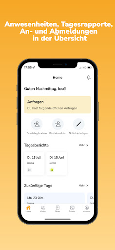 Android application kidesia Eltern screenshort