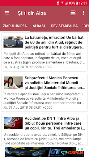 Android application Știri din Alba screenshort