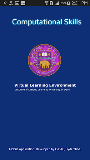 Android application Computational Skills screenshort