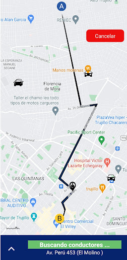 Android application Okii Pasajero screenshort