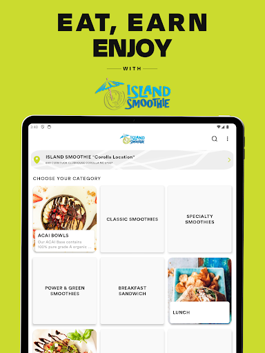Screenshot of Island Smoothie Cafe