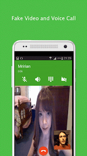 Fake video call - FakeTime 3.1 Screenshot