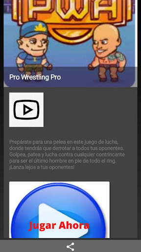 Android application Lucha Libre screenshort