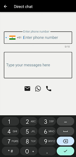 Direct chat : direct massages Screen 3