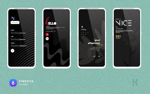 Android application Finesta KWGT screenshort