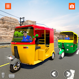 Indian Tuk Tuk Rickshaw Driving-Free Driving Game icon