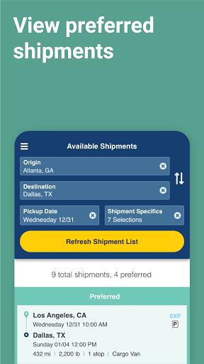ArcBest Carriers Screen 3