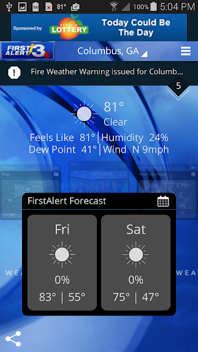 Android application WRBL Radar screenshort