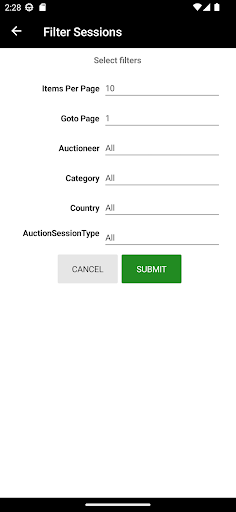 True North Arms Auctions Screen 3