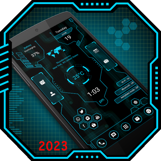 Hi-tech Launcher 2 - Future UI 20.0 Icon