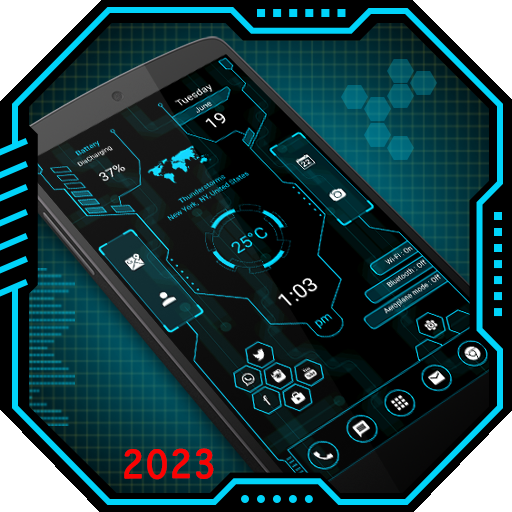 Hi-tech Launcher 2 - Future UI logo