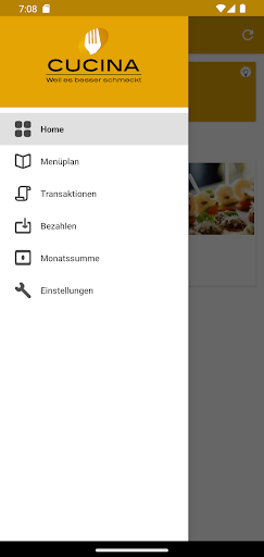 Android application Cucina Catering Siegen screenshort