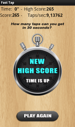 Fast Tap Screen 3
