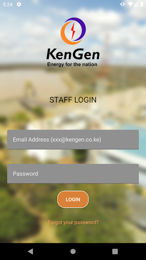 Android application KenGen Staff App screenshort