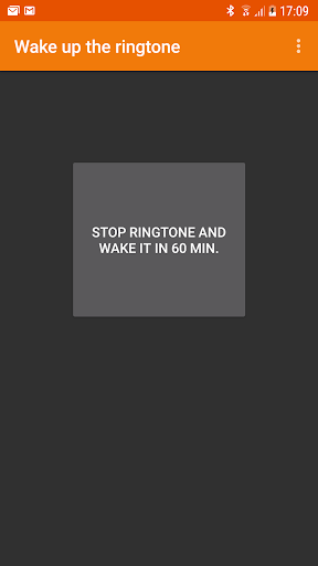 Android application Wake up the ringtone screenshort