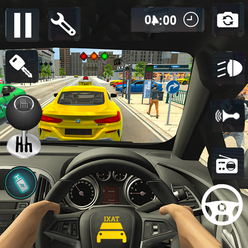 Modern Taxi Simulator Game logo