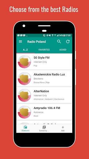 Android application Radio Poland screenshort