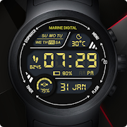 Marine Digital Watch Face & Clock Live Wallpaper