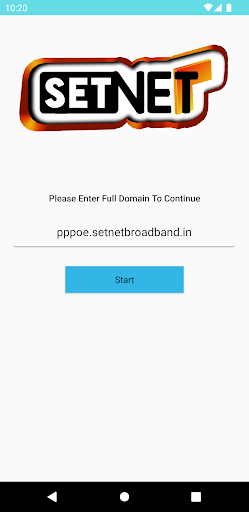 Android application SETNET Subscriber screenshort