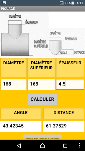 PIQUAGE Screen 2
