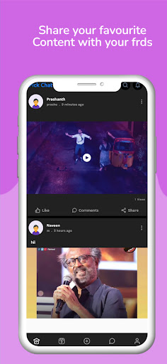 Android application Pick Chat screenshort