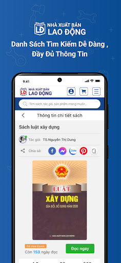 NXB Lao Động Screen 2